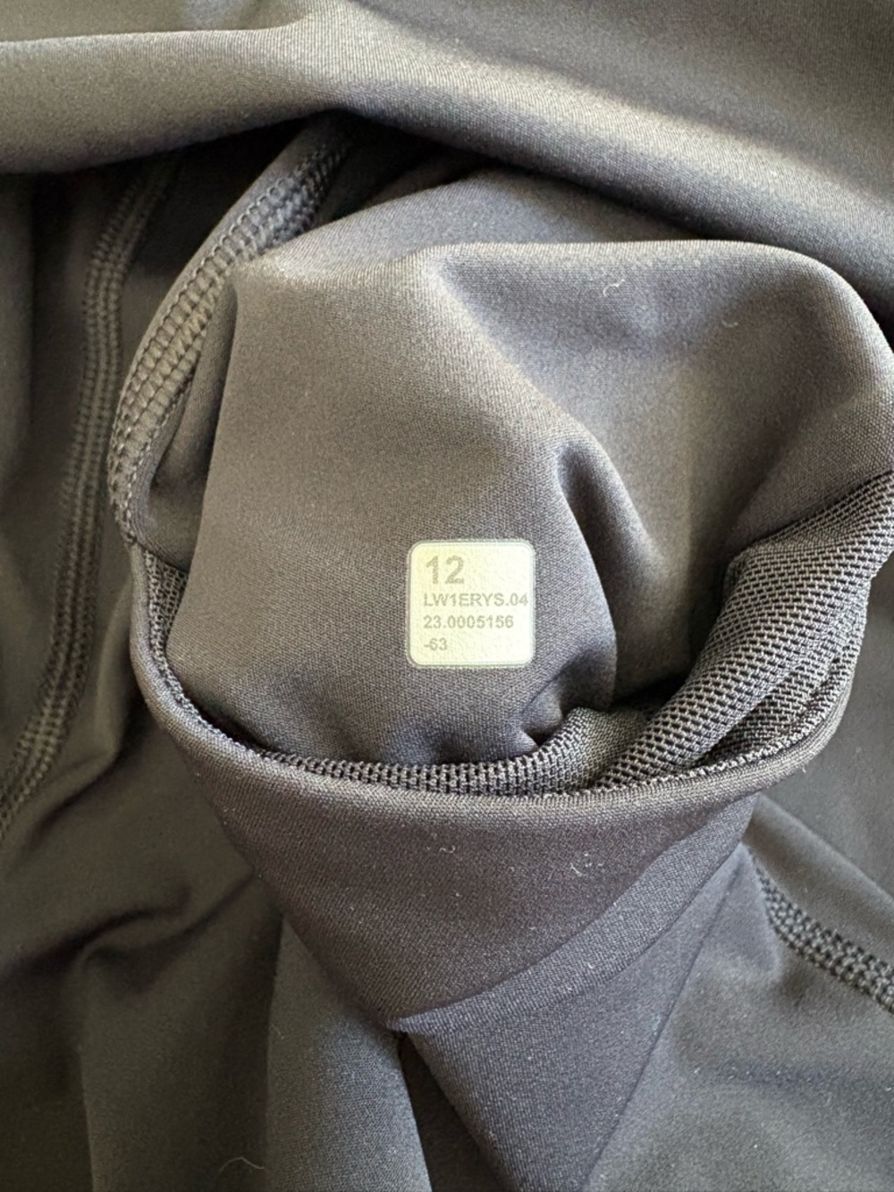 Lululemon Nulux Long Sleeve Tennis Dress Built in Shorts Size 12 Black - Picture 4 of 7